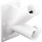 Prime-Line Off-White Plastic, Two Position Flag Pole Holder Single Pack U 9374 - alternate 1